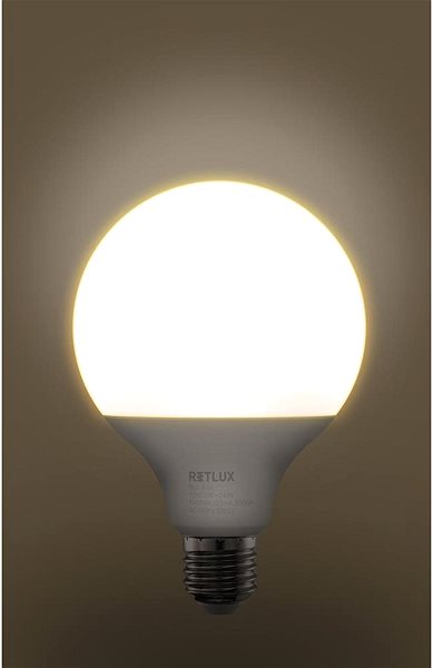 LED-Birne RETLUX RLL 444 G95 E27 bigG 15W WW ...