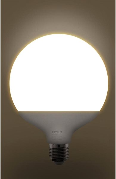 LED žiarovka RETLUX RLL 467 G120 E27 bigG 20W WW ...