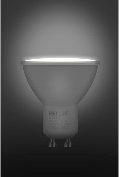 LED žiarovka RETLUX RLL 448 GU10 zar.3step DIMM 6 W CW ...
