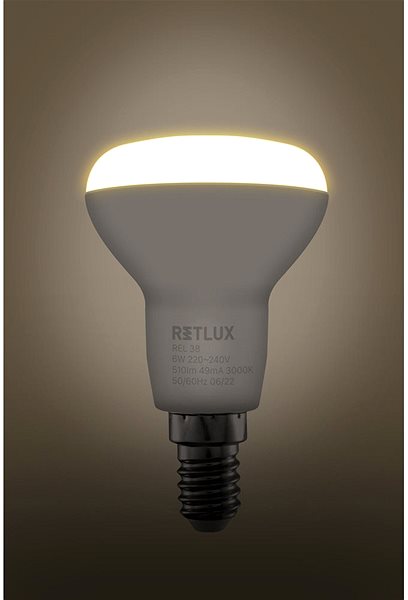LED izzó RETLUX REL 38 LED R50 2x6W E14 W ...
