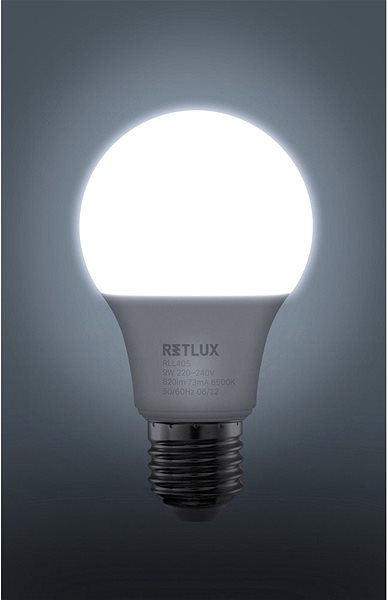 LED-Birne RETLUX RLL 405 A60 E27 bulb 9W DL ...