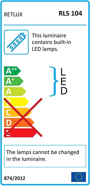 LED Light Strip RETLUX RLS 104, 5m 12V WW ...
