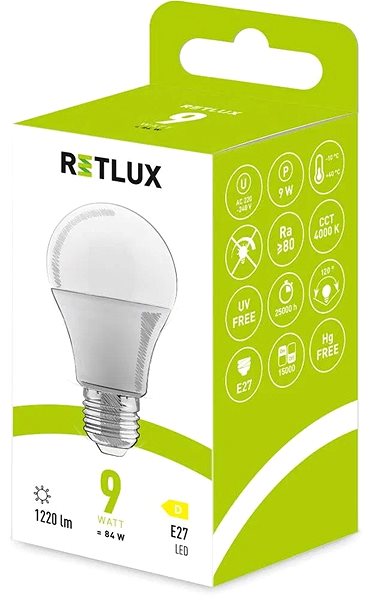 LED Bulb RETLUX RLL A60 E27 bulb D II. ...