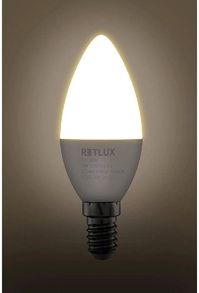 LED-Birne RETLUX RLL C37 E14 candle ...