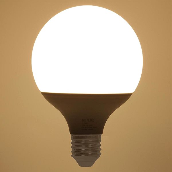 LED-Birne RETLUX RLL 644 G95 E27 bigG 15W WW ...