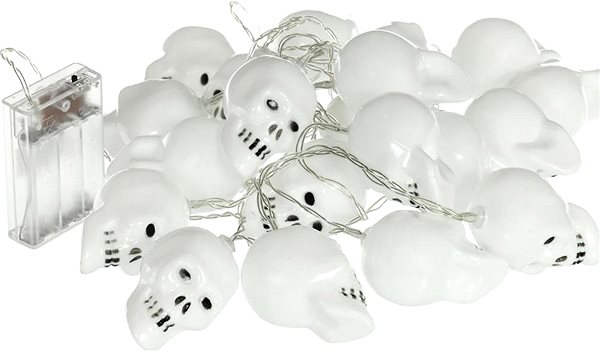 Lichterkette RETLUX RHW 003 Totenkopf-Girlande 20 LED WW ...