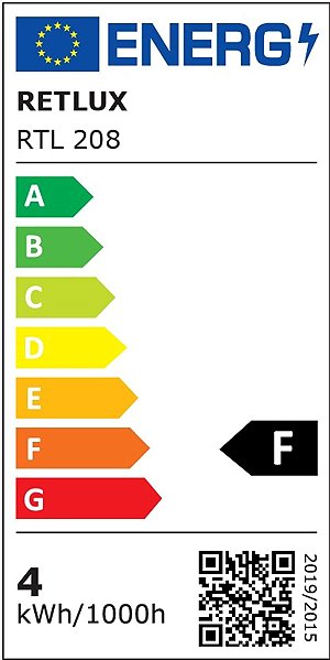 Asztali lámpa Retlux RTL 208, íróasztali, LED, WW Energia címke