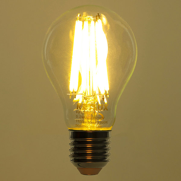LED-Birne RETLUX RFL 603 Filament A60 E27 5.2W WW A ...