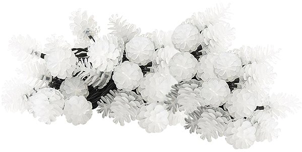 Lichterkette RETLUX RXL 371 Tannenzapfen 80 LED WW 20 + 5 m ...
