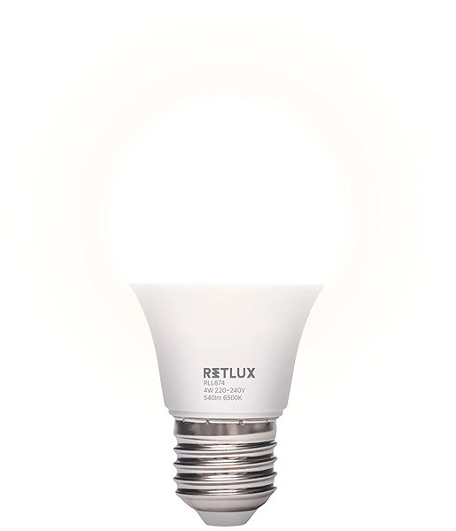 LED-Birne RETLUX RLL 674 A60 E27 Glühbirne 4 W DL D ...
