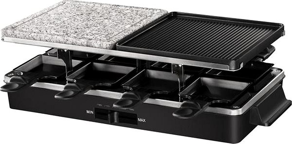 Elektrogrill Russell Hobbs 26280-56 Multi Raclette 3 in 1 Seitlicher Anblick