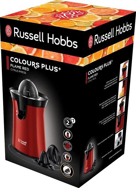 Lis na citrusy Russell Hobbs 26010-56 Lis na citrusy Colour Plus+ Flame Red ...