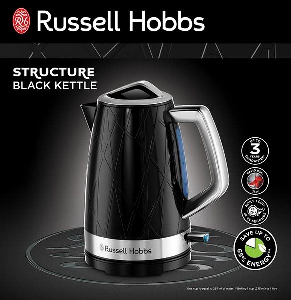 Vízforraló Russell Hobbs 28081-70 Structure Kettle Black ...