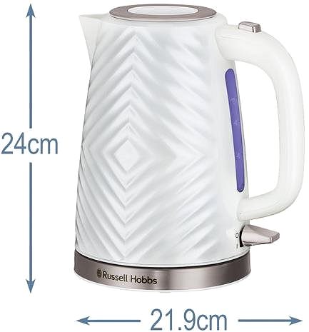 Vízforraló Russell Hobbs 26381-70 Groove Kettle White ...