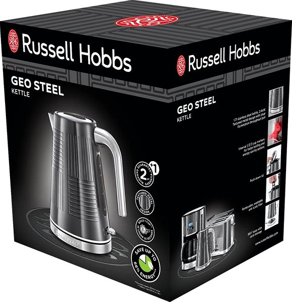 Wasserkocher Russell Hobbs 25240-70 Geo Steel ...