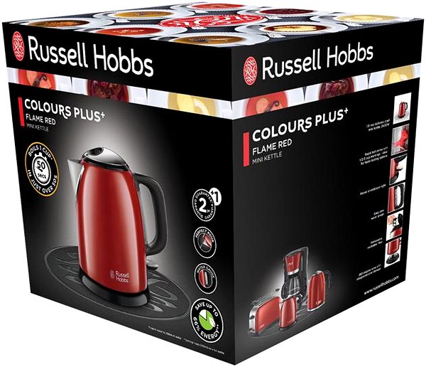 Wasserkocher Russell Hobbs 24992-70 Mini Flame Red ...