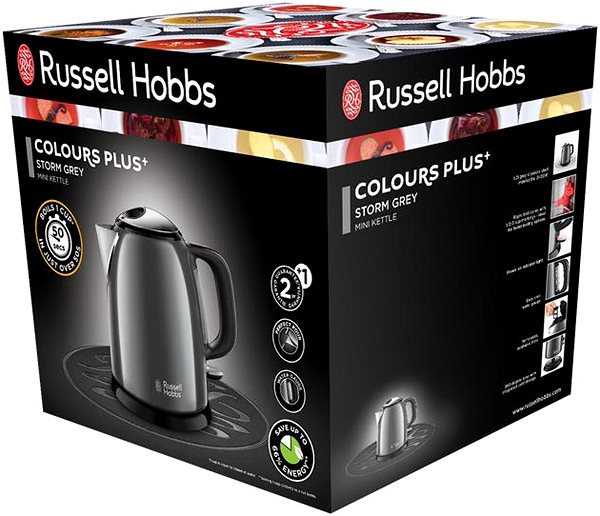Wasserkocher Russell Hobbs 24993-70 Mini Flame Grey ...