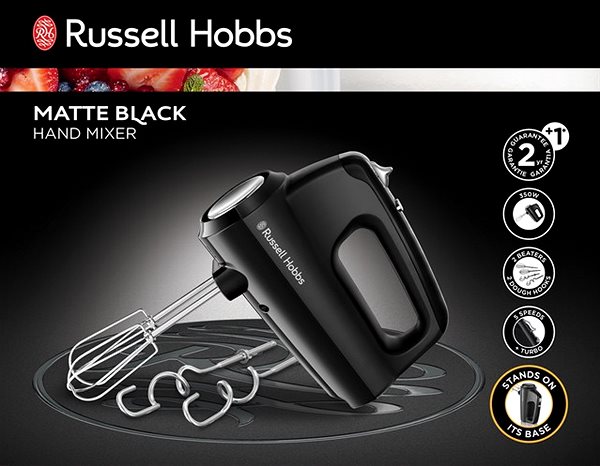 Handmixer Russell Hobbs 24672-56 Matte Black Hand Mixer ...