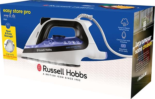 Vasaló Russell Hobbs 26730-56 EasyStore PRO Wrap and Clip Iron ...