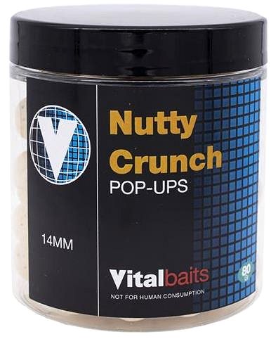Pop-up boilies Vitalbaits Pop-Up Nutty Crunch 18 mm 80 g ...