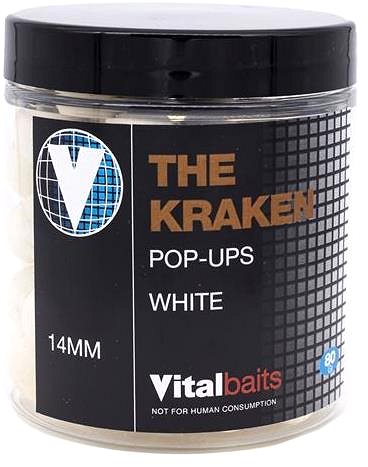 Pop-up boilies Vitalbaits Pop-Up The Kraken White 18 mm 80 g ...