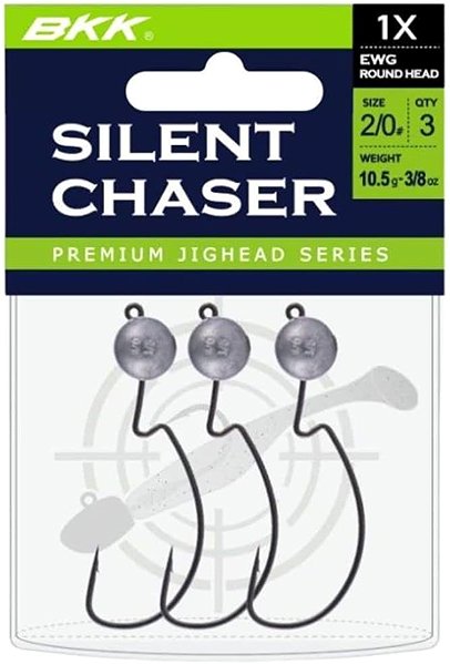 Jigová hlavička BKK Silent Chaser 1X EWG Round Head 3,5 g veľkosť 2/0, 4 ks ...