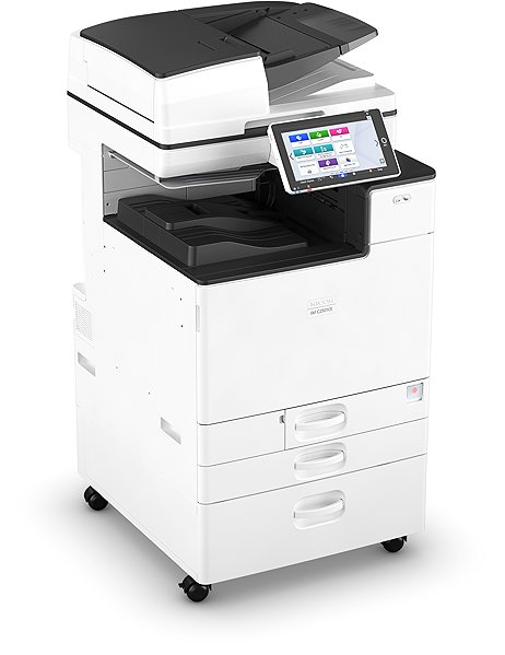 Laser printer Ricoh IM C2501CE + base 54 + toner set + installation .