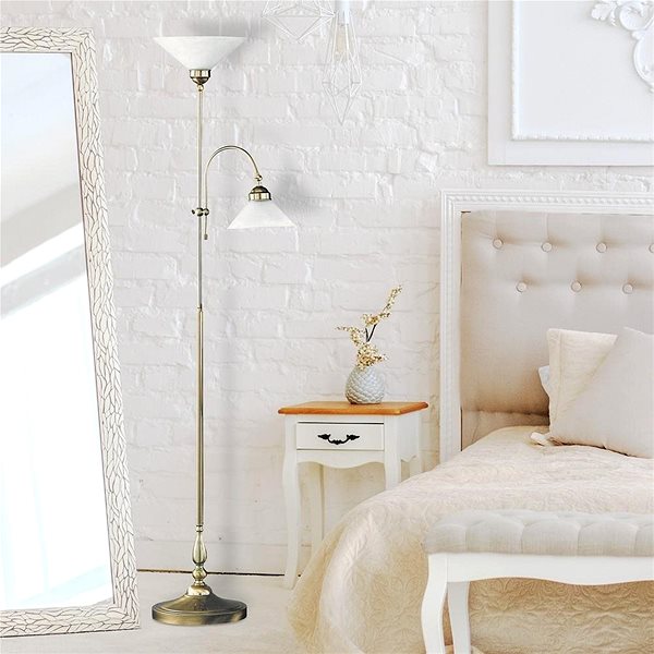 Stojaca lampa Rabalux – Stojacia lampa 2× E27/60 W/230 V ...