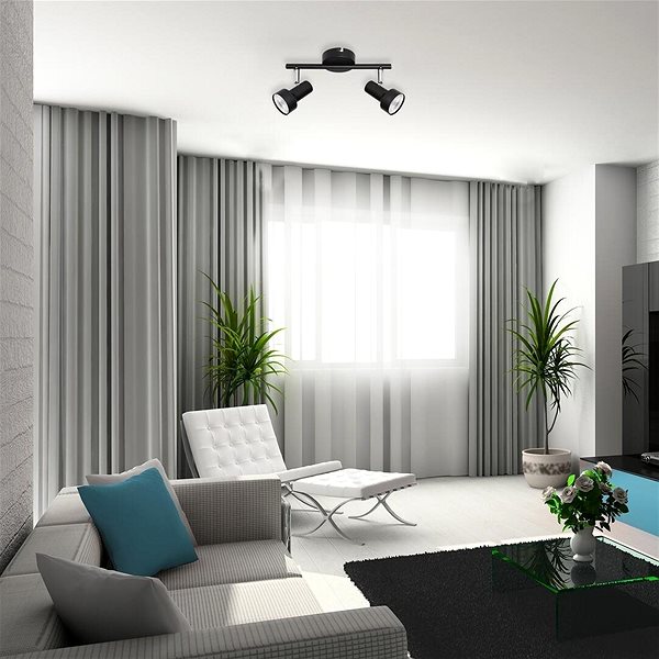 Ceiling Light Rabalux 5323 - Spotlight KONRAD, 2xGU10/50W/230V Lifestyle