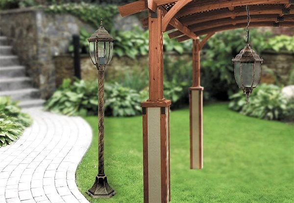Garden Lighting Rabalux - Outdoor Lamp 1xE27/60W/230V Lifestyle
