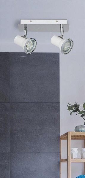Ceiling Light Rabalux - LED Bathroom Spotlight, 2xGU10/4.5W/230V/IP44 Lifestyle