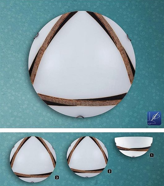 Ceiling Light Rabalux 1947 - Ceiling Light ART BRONZE, 1xE27/60W/230V Features/technology
