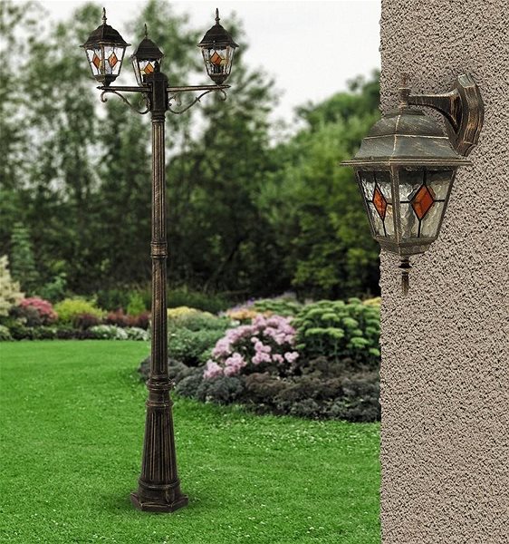 Garden Lighting Rabalux - Outdoor Lamp 3xE27/60W/230V Lifestyle