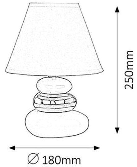 Tischlampe Rabalux - Tischleuchte 1 x E14 / 40 Watt / 230 Volt ...