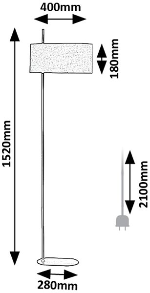 Stehlampe Rabalux Narmin 74240 ...