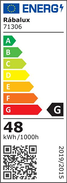 Mennyezeti lámpa Rábalux 71306 LALEH Energia címke