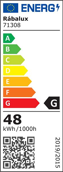 Deckenleuchte Rabalux LADAN 71308 Energielabel