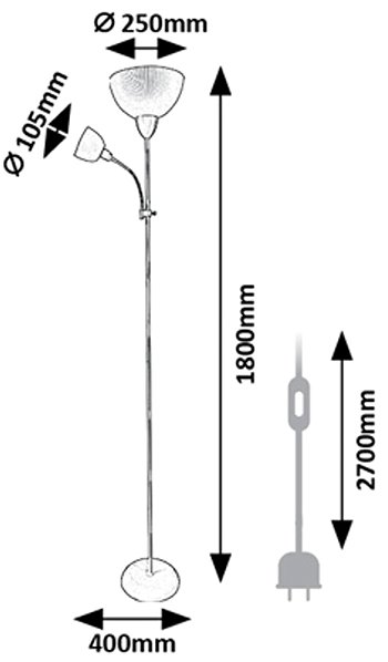 Stehlampe Rabalux ACTION PRO 74103 ...