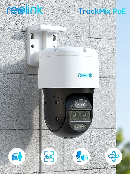 Überwachungskamera Reolink Trackmix PoE Smart 8MP Sicherheitskamera ...