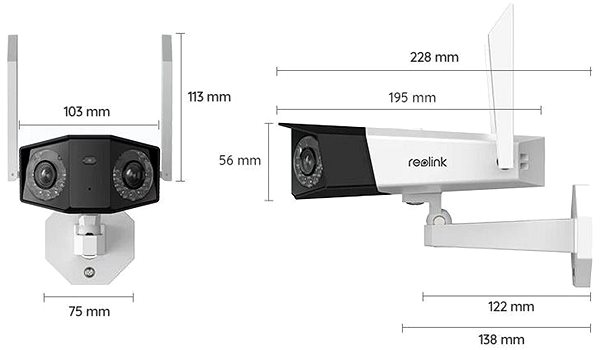 Überwachungskamera Reolink Duo Series W730 ...