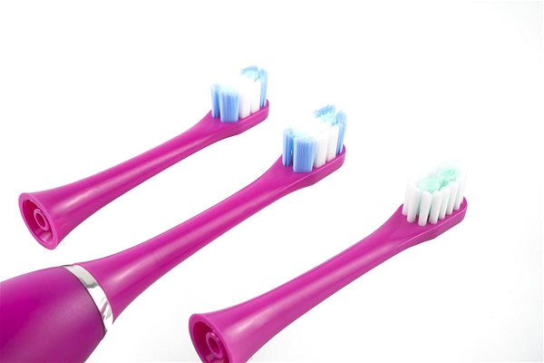 Electric Toothbrush Sonic toothbrush OXE Sonic T1 and 2× spare heads pink ...