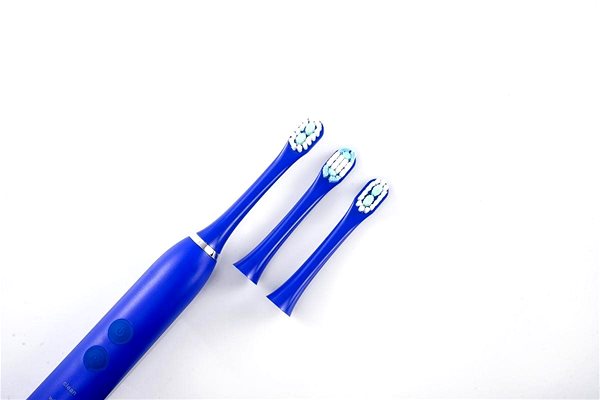 Electric Toothbrush Sonic toothbrush OXE Sonic T1 + case and 2× spare heads blue ...