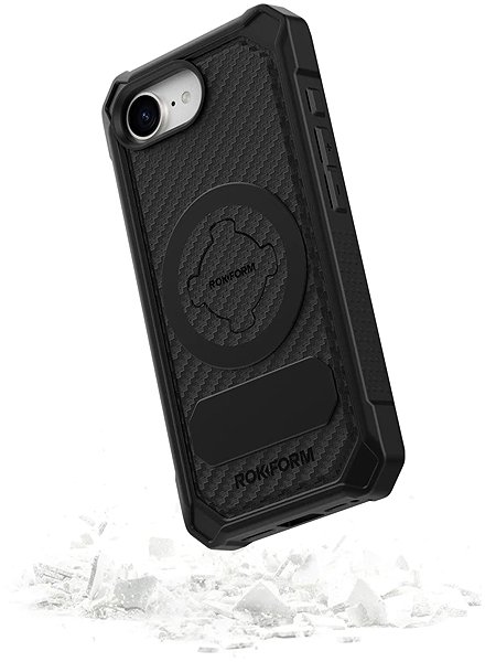 Telefon tok Rokform Rugged iPhone 16e fekete tok ...