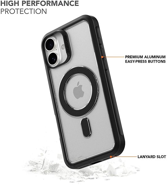Handyhülle Rokform Cover Slim Magnetic Case, für iPhone 16 Plus, schwarz ...