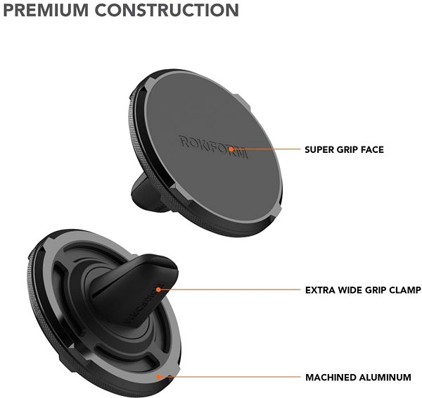 Handyhalterung Rokform Entlüftungshalter kompatibel mit MagSafe schwarz ...