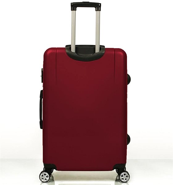 Cestovný kufor Rock TR-0229-S ABS – červená ...