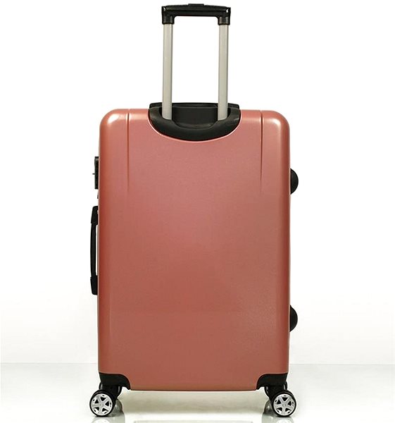 Cestovný kufor Rock TR-0229-M ABS – ružová ...