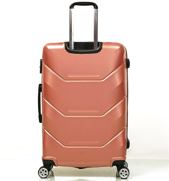 Cestovný kufor Rock TR-0230-L ABS - ružová ...