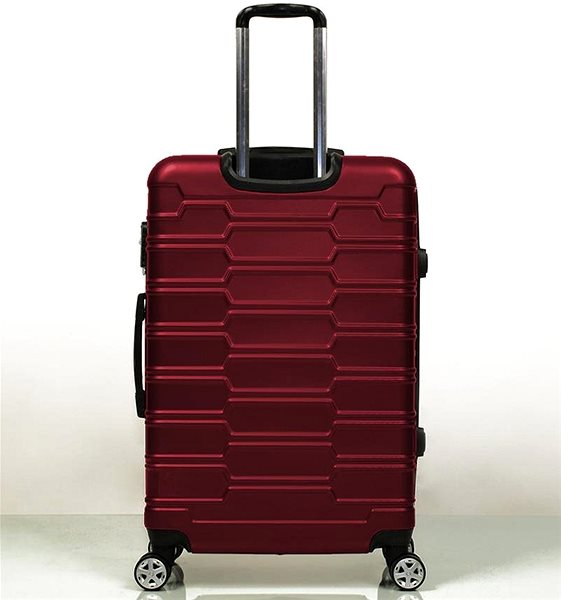 Cestovný kufor Rock TR-0231-L ABS - červená ...