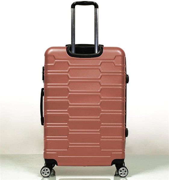 Cestovný kufor Rock TR-0231-L ABS - ružová ...